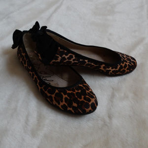 Libby Edelman Ballet Flats Name Alize Animal Print